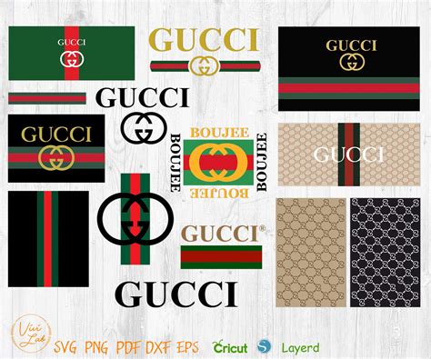 printable gucci logo pattern